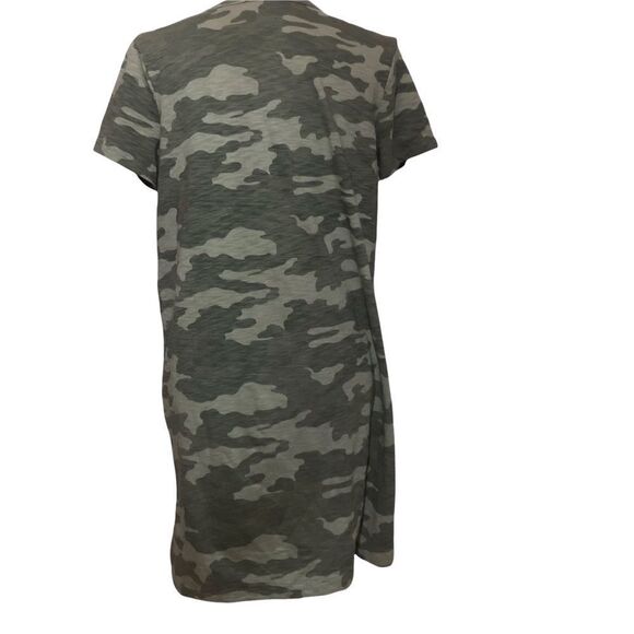 Universal Thread Camo Print Short Sleeve Cotton Dress - Picture 4 of 12